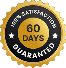 100% Satisfaction - 60 Days Guaranteed